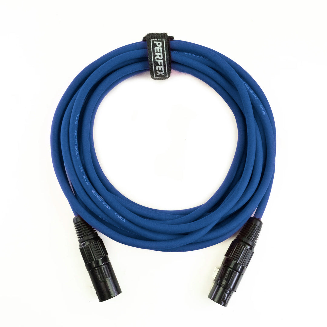 Perfex XLR Kabel (5m - Blu)