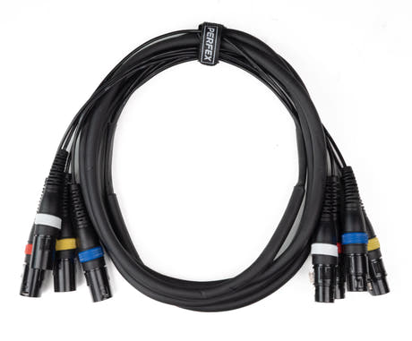Par-4 multicore XLR maschio a XLR femmina (3m)