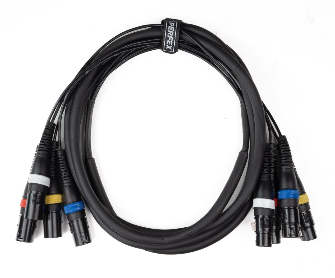 Par-4 multicore XLR maschio a XLR femmina (3m)