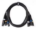 Par-4 multicore XLR maschio a XLR femmina (3m)