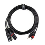 Perfex XLR maschio a RCA phono (3m)