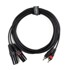 Perfex XLR Maschio a Phono RCA Cavo (3m)