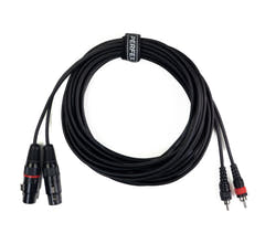 Perfex XLR Femmina a Phono RCA Cavo (6m)