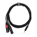 Perfex 2x XLR Maschio a Minijack 3,5mm Cavo (3m)