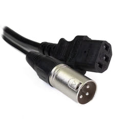 Perfex Schuko & XLR Kombikabel (Audio, 1,5m)