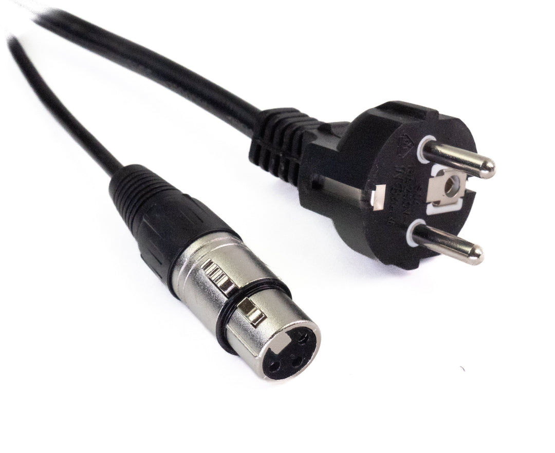 Perfex XLR & IEC Strøm Kabel (Lyd, 10m)
