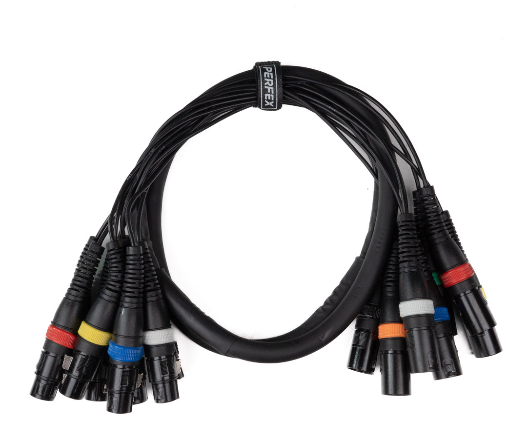 Par-8 multicore XLR maschio a XLR femmina (1,5m)