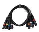 Par-8 multicore XLR maschio a XLR femmina (1,5m)