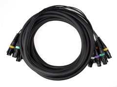 Par-8 multicore XLR maschio a XLR femmina (10m)