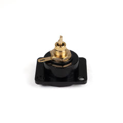 Perfex RCA Phono Hun Chassis Stik (Nero)