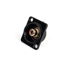 Perfex RCA Phono Hun Chassis Stik (Rosso, Nero)