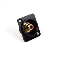 Perfex RCA Phono Hun Chassis Stik (Rosso, Nero)