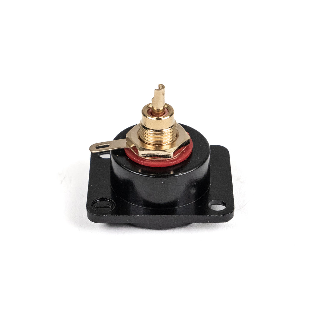Perfex RCA Phono Hun Chassis Stik (Rosso, Nero)