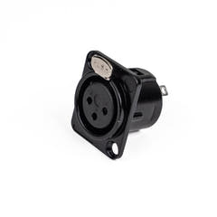 Perfex XLR Hun Chassis Stik (Nero)