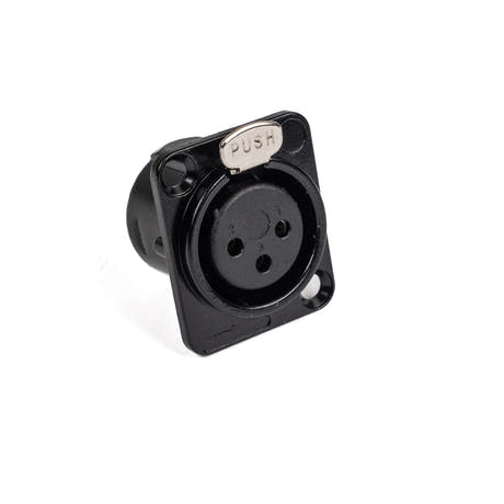 Perfex XLR Hun Chassis Stik (Nero)