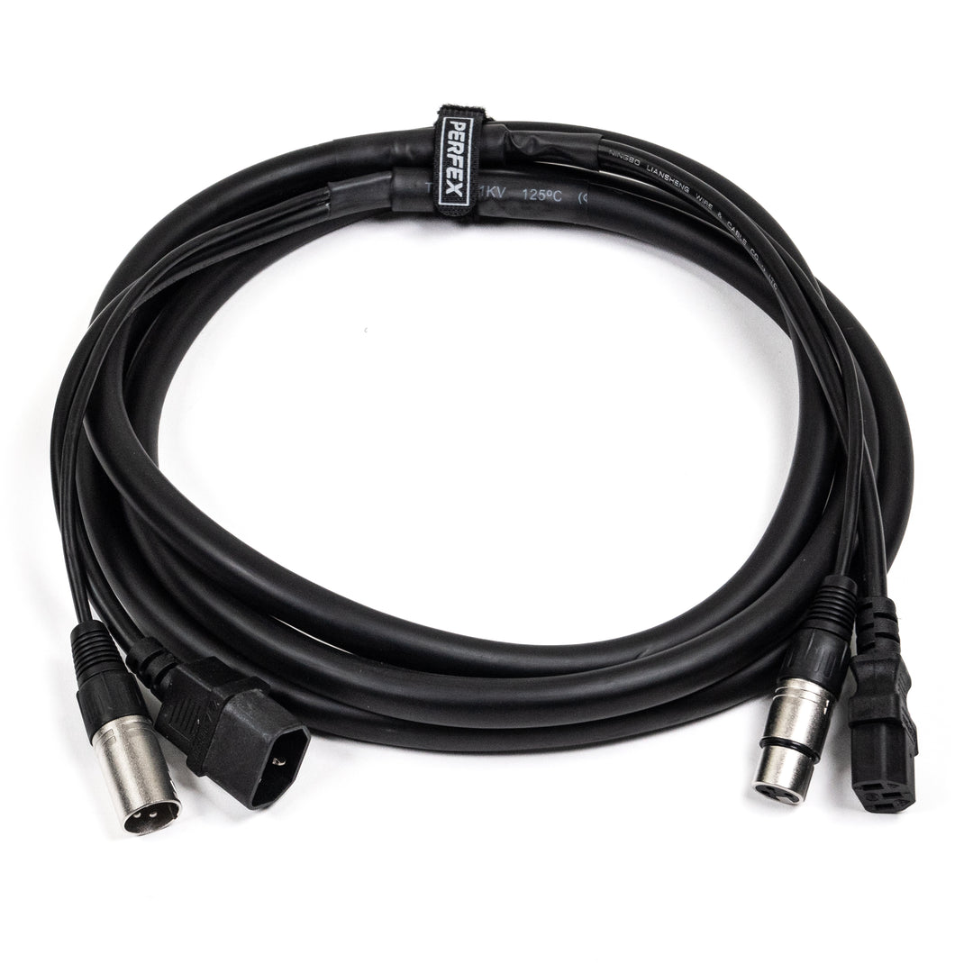 Perfex IEC & XLR Cavi Multicavo (DMX, 3m)