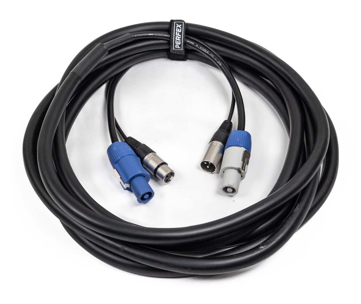 Perfex Cavo multiplo Powercon & XLR (DMX, 20m)