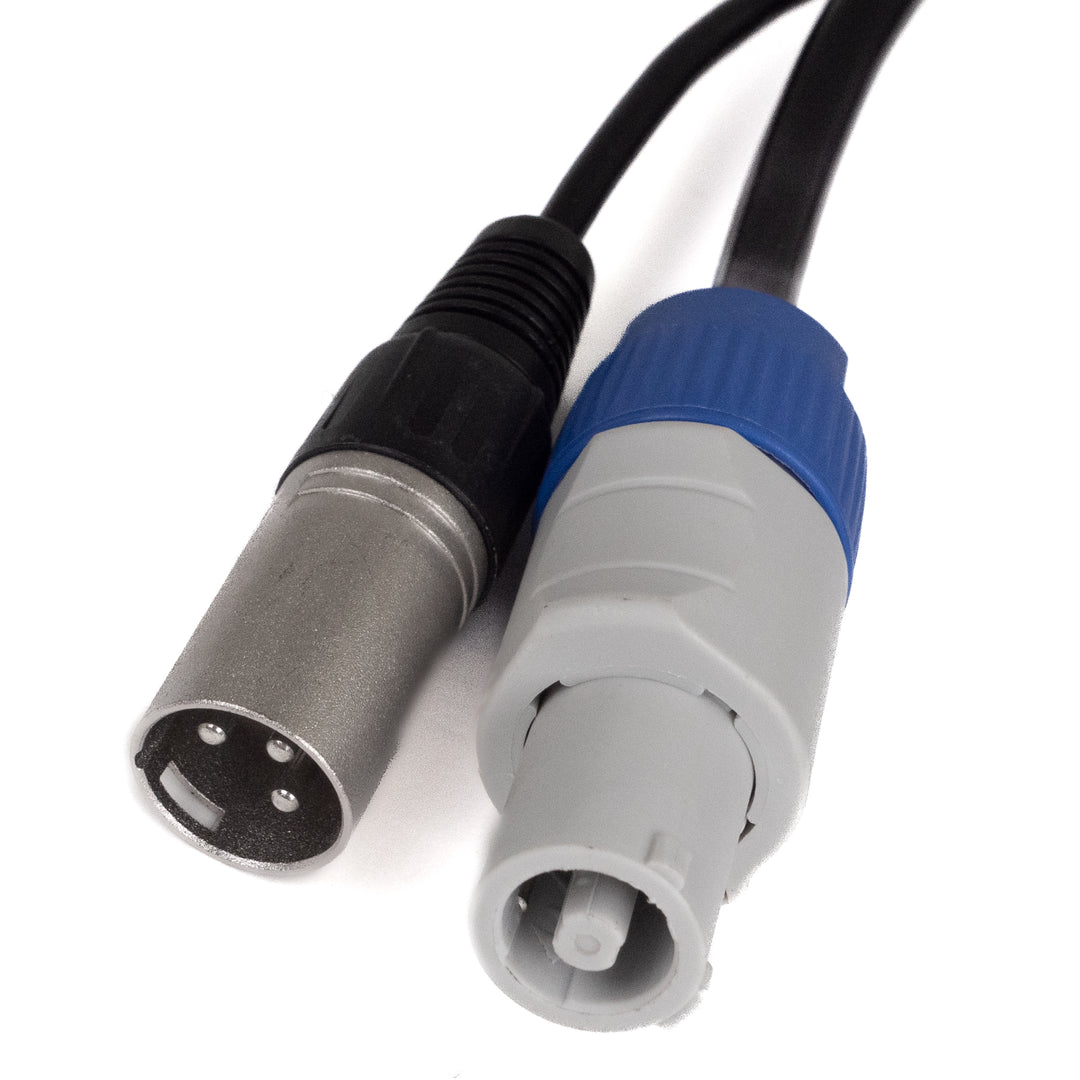 Perfex Powercon & XLR Cavi Multicavo (DMX, 1,5m)
