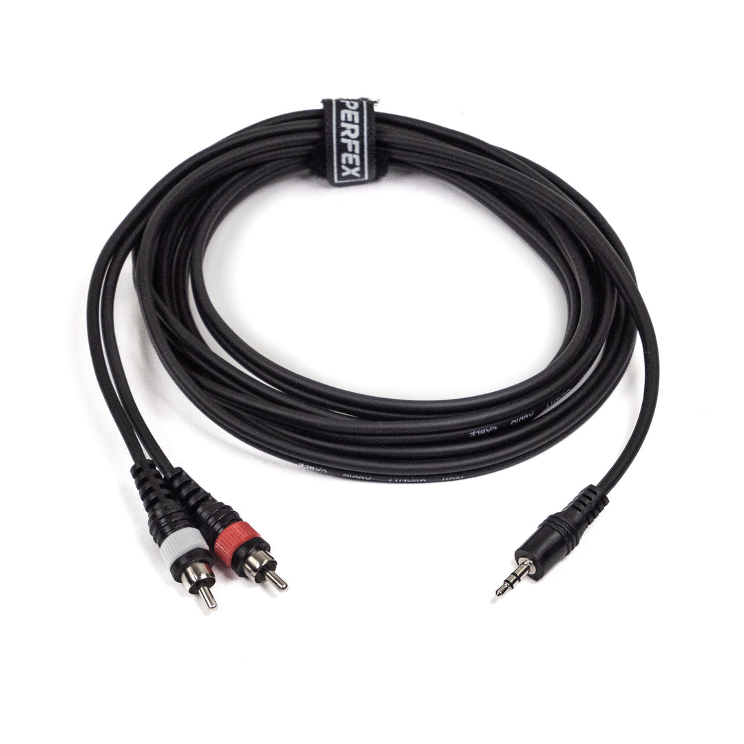 Perfex Cavo Adattatore Minijack a 2x RCA Phono (3m)