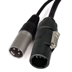 Perfex True1 & XLR Cavo Combinato (DMX, 10m)