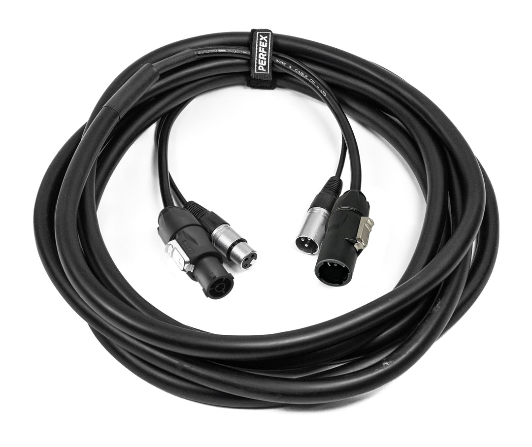Perfex True1 & XLR Cavo Combinato (DMX, 5m)