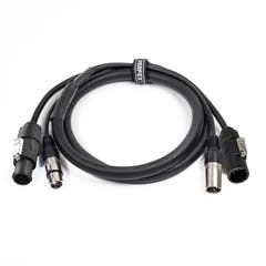 Perfex True1 & XLR Cavo combinato (DMX, 1m)