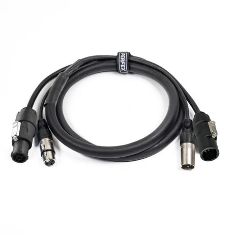 Perfex True1 & XLR Cavo combinato (DMX, 1m)