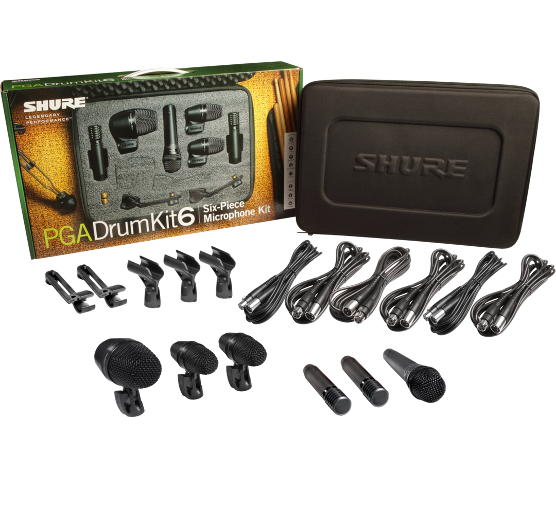 Shure PGA Drumkit 6 Pacchetto Microfoni per Batteria