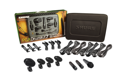 Shure PGA Drumkit 7 Pacchetto Microfoni per Batteria