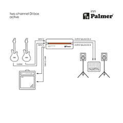 Palmer RIVER inn - DI box attivo a 2 canali
