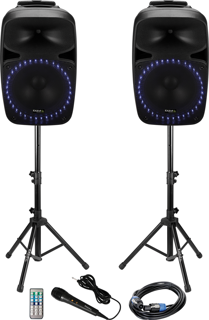 Ibiza Sound system w. USB/SD Player and Bluetooth (12")