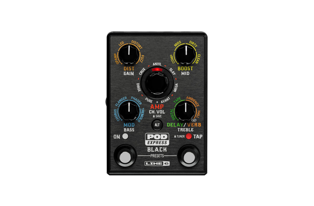 Line6 Pod Express Black Guitar Multieffetto