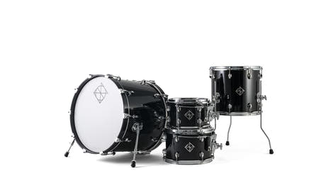 Dixon PODCSTH420-02-PB set di fusti 20", piano black gloss