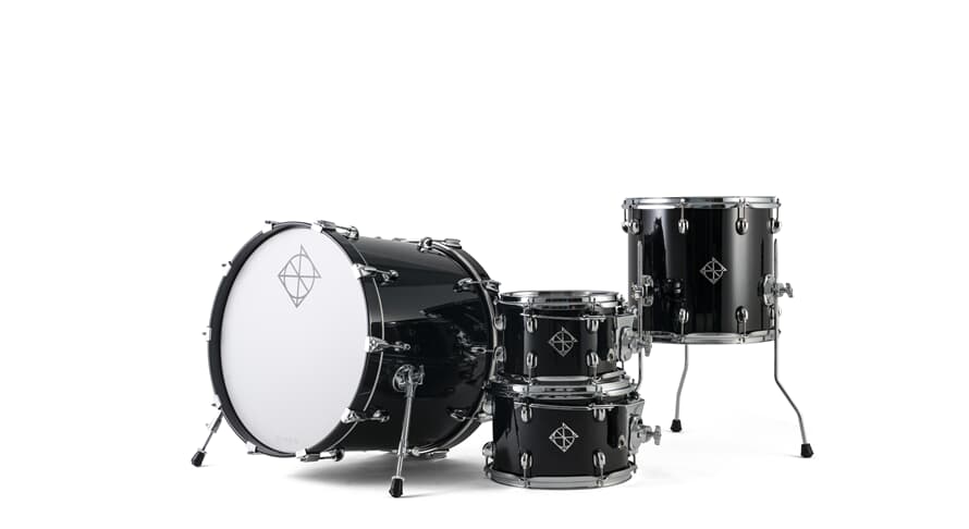Dixon PODCSTH420-02-PB set di fusti 20", piano black gloss
