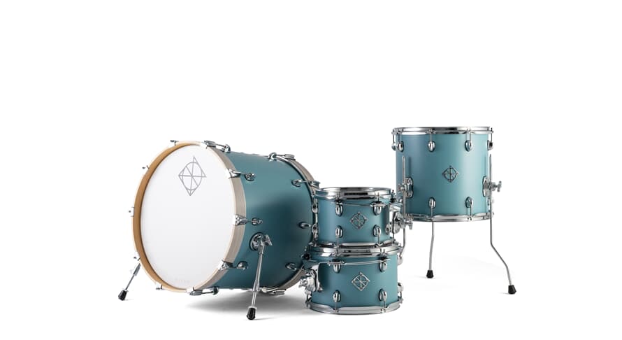 Dixon PODCSTH420-02-QB set di fusti 20", blu quetzal satinato