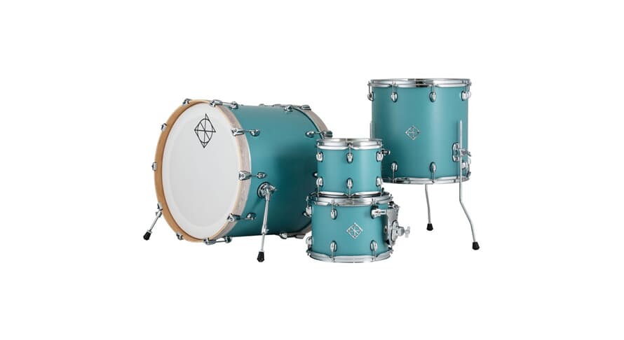 Dixon PODCSTM422-01-QB set di fusti, blu quetzal satinato