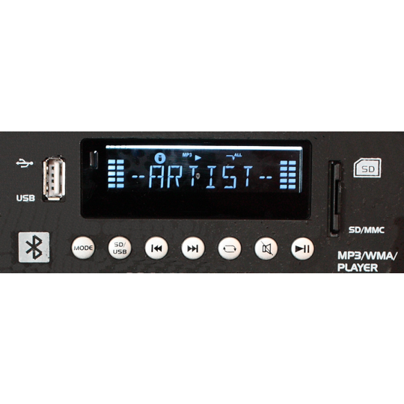 Ibiza Port 10 - PORT10UHF-BT-WH
