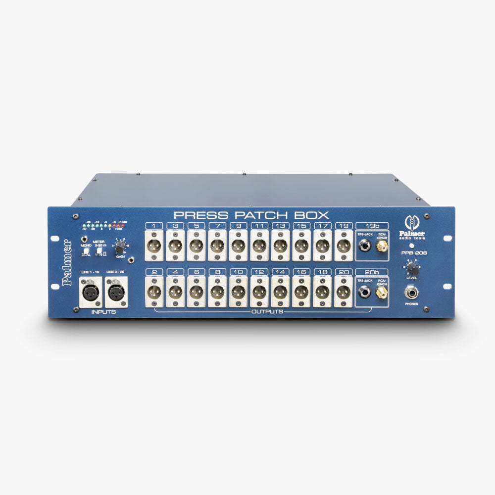 Palmer PB 20 S - Press Patch Box stereo a 10 canali / mono a 20 canali