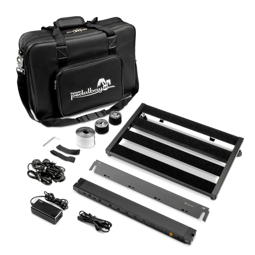 Palmer Pedalbay® 40 PB - Pedalboard incl. barra di alimentazione WTPB40