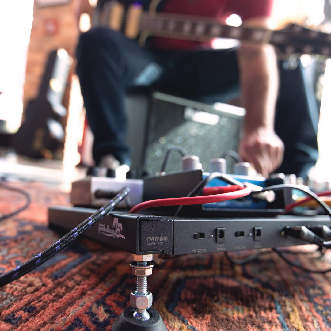 Palmer Pedalbay® 40 PB - Pedalboard incl. barra di alimentazione WTPB40