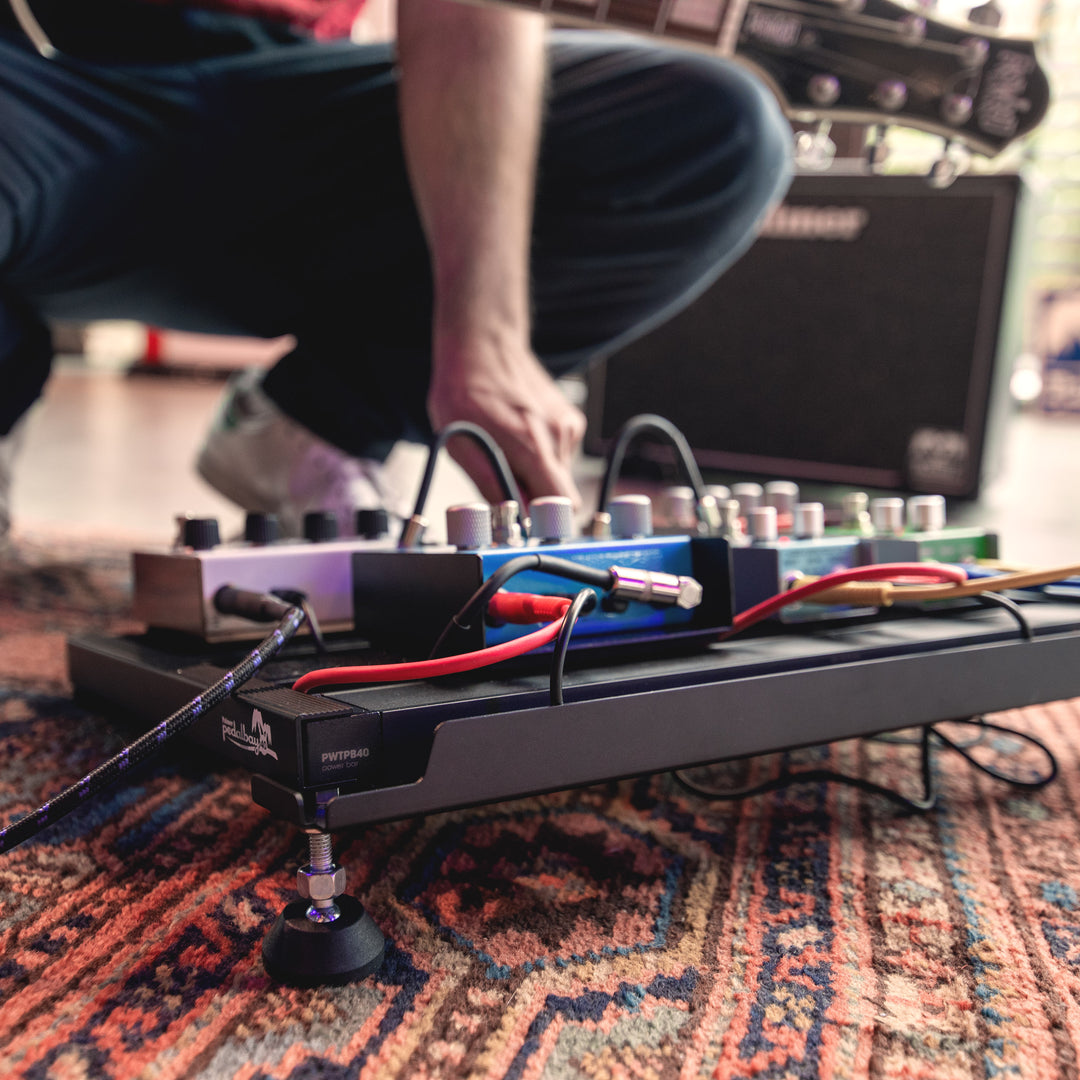 Palmer Pedalbay® 40 PB - Pedalboard incl. barra di alimentazione WTPB40