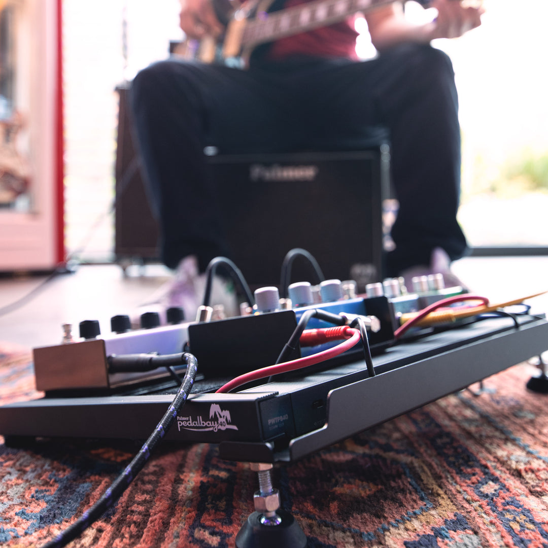 Palmer Pedalbay® 40 PB - Pedalboard incl. barra di alimentazione WTPB40