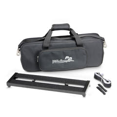 Palmer PEDALBAY® 50 S - Pedalboard compatto e leggero con softcase protettiva, 50 cm