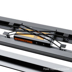 Palmer PEDALBAY® 60 - Pedalboard leggero e regolabile con softcase protettivo, 60 cm