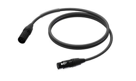 ProCab DMX/AES XLR han > XLR hun m/sort Neutrik - 1,5 m (PRD953-1,5)