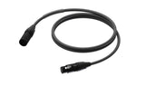 ProCab DMX/AES XLR han > XLR hun m/sort Neutrik - 15 m
