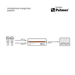 Palmer RIVER tauber - Scatola di collegamento passiva per microfoni