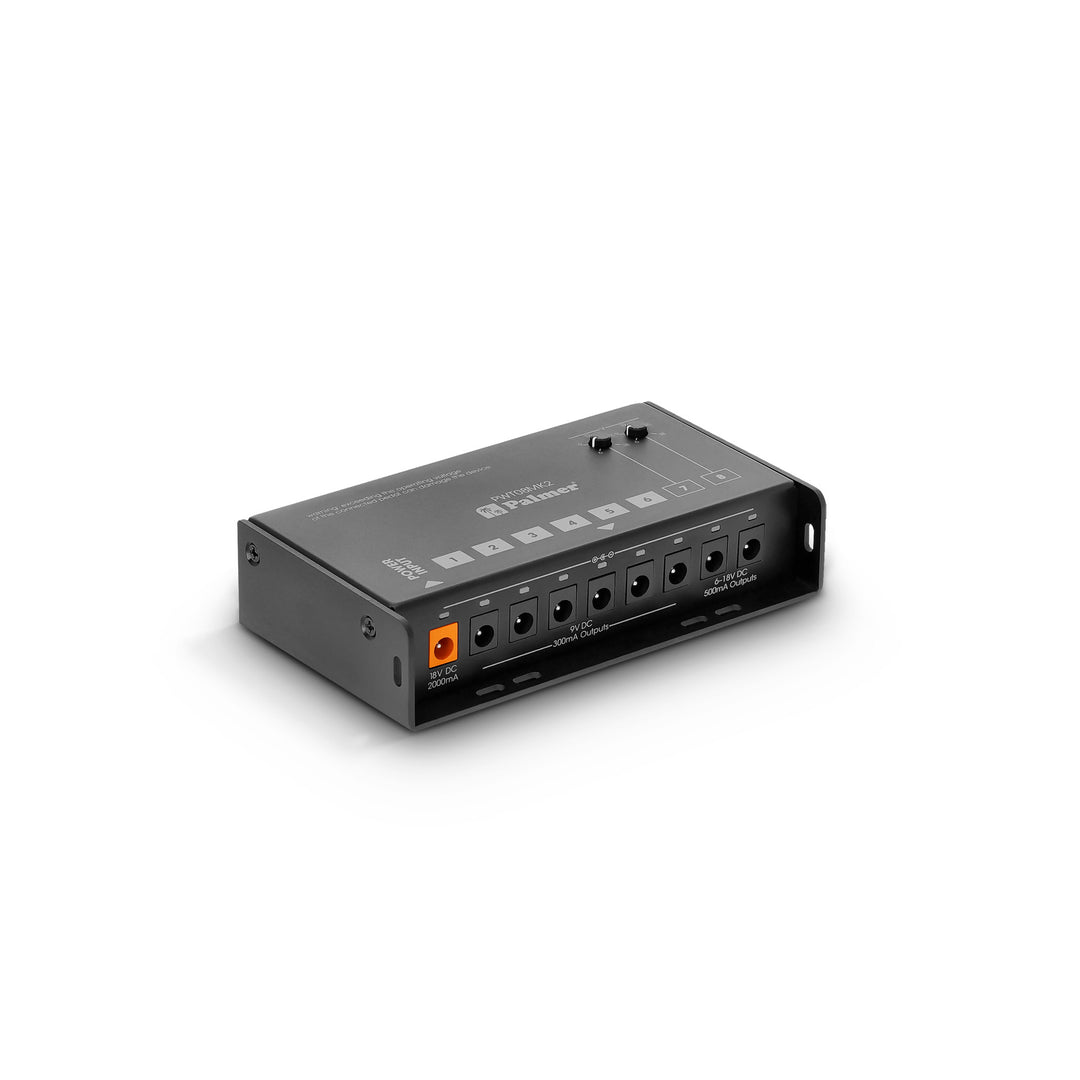Palmer PWT 08 MK2 - Alimentatore universale per pedalboard con 8 uscite