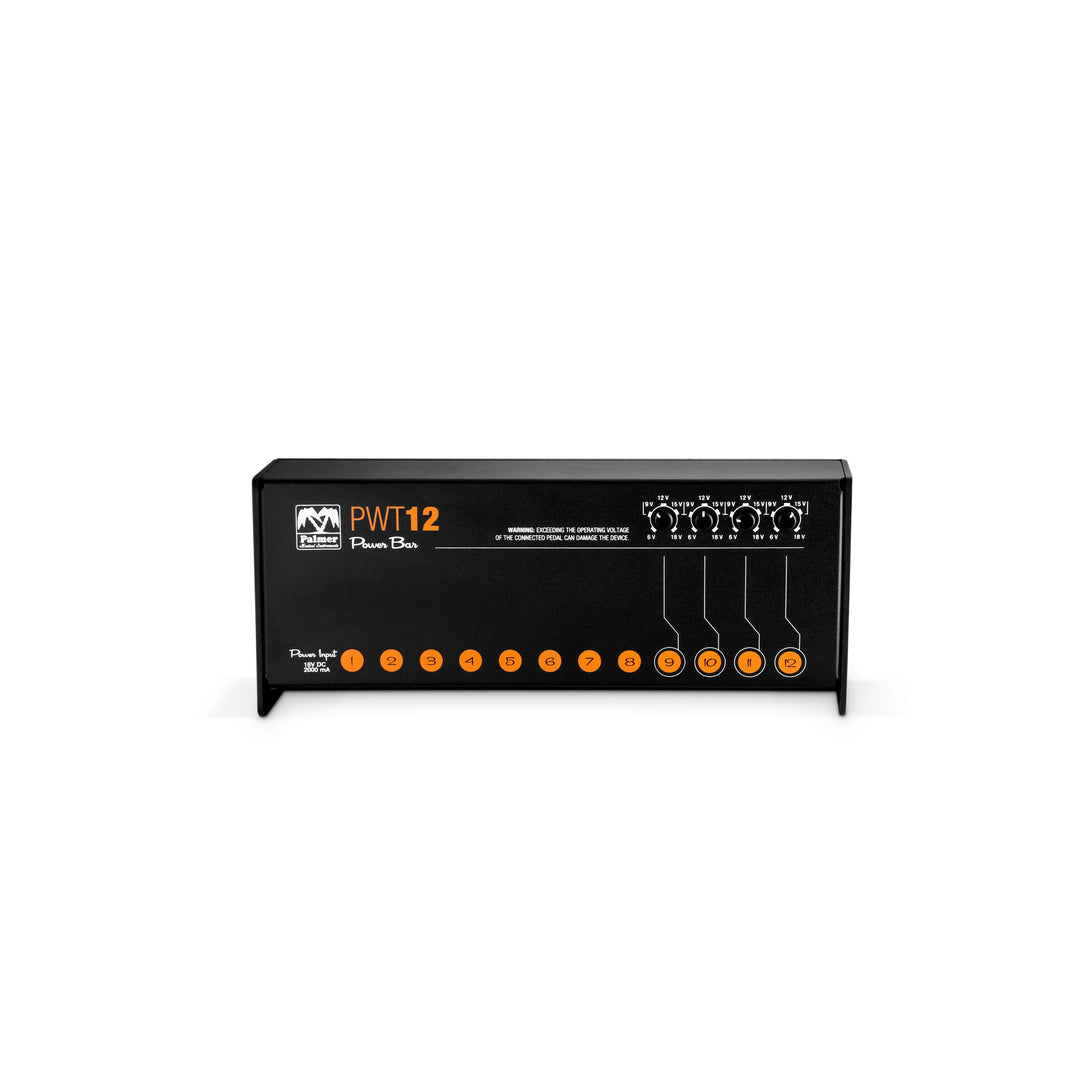 Palmer PWT 12 MK 2 – alimentatore universale per pedalboard con 12 uscite