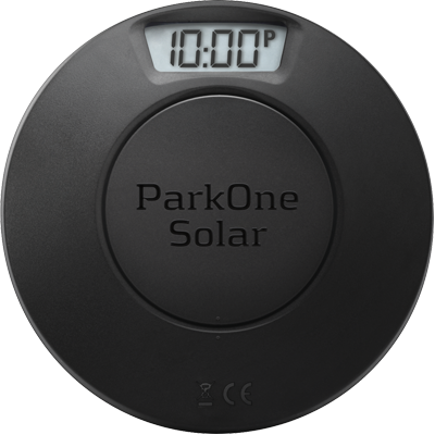 ParkOne Solar Orologio Parcheggio, Nero